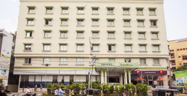 Sandhya Hotel Hyderabad Exterior photo